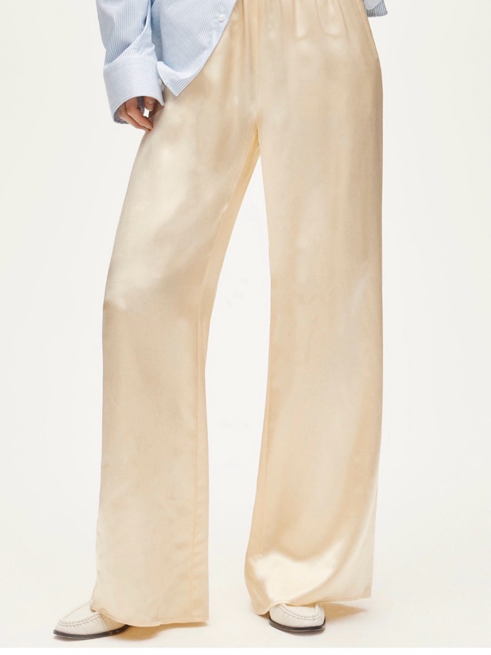 J. Crew CANDLELIGHT Cosmo Pant in Luster Charmeuse